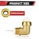 EFIELD Pack of 1 Push fit fittings 1 Inch x 1 Inch Male NPT Threaded Elbow Push to Connect Pex Copper CPVC with a Disconnect Clip ToolPF2241PCS