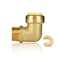 EFIELD Pack of 1 Push fit fittings 1 Inch x 1 Inch Male NPT Threaded Elbow Push to Connect Pex Copper CPVC with a Disconnect Clip ToolPF2241PCS