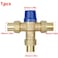 Antrader Thermostatic Mixing ValveWater Temperature Control ValveLeadFree Brass Pack of 1