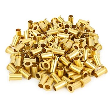GASHER 200PCS Brass Compression Fitting Brass Compression Insert Tube Support 14 Tube OD