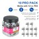 EFIELD Pro 10Pack Stop Angle Valve PexA 14 Turn 38 OD Compression X 12 PexA Expansion Chrome Plated LF Brass Heavy DutyVALVE378