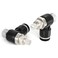 TAILONZ PNEUMATIC 3 Pack SL14N2 Push to Connect Air Line Fitting Air Flow Control Valve 14 Inch od 14 Inch Npt Elbow 90 Degree Air Speed Control Valve Fitting Push Lock