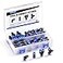 TAILONZ PNEUMATIC 6mm od Push to Connect Fittings Pneumatic Fittings Kit 10 Spliters10 Elbows10 tee10 Straight 40 pcs