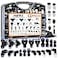 mankk 81PCS Quick Connect Air Hose Fittings Kit 18 14 38 12 Push to Connect Fittings Air Line Quick Connect Fitting Quick Release Pneumatic Kit