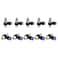 SNS 90 Degree Elbow Air Flow Control Valve Push To Connect Fitting Speed Control Valve 12Tube OD x 18 NPT10 PCS JSC12N01