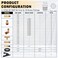 CheeMuii 76 PCS Brass DOT Air Line Fittings with 100FT 14 and 50FT 38 DOT Air Line Kit Push Lock Air Fitting Quick Connect NPT Thread Fittings with Pneumatic Tubing Set