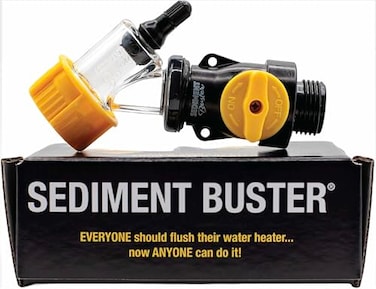 Sediment Buster UL Verified V699054 Water Heater Tool Flushes Cleans Drains Breaks up Sediment Clogs from Electric or Gas Water Heaters Easy to Use