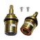 Biadehe Ceramic Stem Brass Ceramic Stem Disc Cartridge G34Faucet Valve Replacement for Bathroom Kitchen Tap 2 Packs Cold Hot Height 60MM