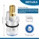 Enhon 2 Pack Hot Cold Bathroom 2Handle Faucet Cartridge Compatible with DELTA RP47422 Compatible with 2 Handle Victorian Faucets Only Stem Replacement Two Handle Ceramic Stem Cartridge