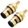 hansengroyi Ceramic Cartridge for Grohe 45882000 45883000 12 Cold Hot Ceramic Cartridge Faucet Cartridge Replacement Assembly Brass