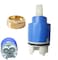 QLXAQLX K35B Faucet Cartridge Replacement Cartridge Compatible with American Standard 7038 La Torre Delta FaucetsKEROX