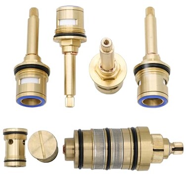 NPYSVSSS Thermostatic Shower Valve Cartridge Replacement 5handle Cartridge Replacement Full Set Backup 4 way Vertical Valve Backup