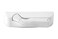 CRL Truth EP27035 Encore Brite White Left Hand Folding Handle and Cover