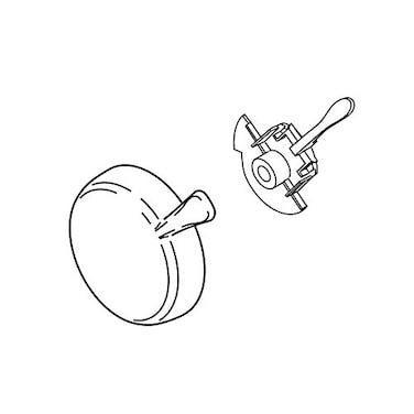 Delta Faucet RP51307 Lahara 17 Series Single Lever Handle Kit Chrome