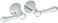 Delta Cassidy Chrome Lever Bathroom Faucet Handle Set of 2 Chrome H297