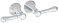 Delta Cassidy Chrome Lever Bathroom Faucet Handle Set of 2 Chrome H297
