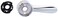 Delta Faucet RP51306 Lahara 17 Series Single Lever Handle Kit Chrome