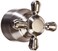 Delta Cassidy Brushed Nickel Cross Handle Kit for Bathroom Faucets Stainless H595SS