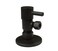 Westbrass D105QR12 Round Lever 14Turn Angle Stop 12 Copper x 38 Compression Oil Rubbed Bronze