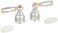 Delta Faucet RP42995CB Two Metal Lever Handle Kit with Inserts ChromeBrass