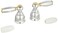 Delta Faucet RP42995CB Two Metal Lever Handle Kit with Inserts ChromeBrass