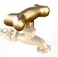 FESTIVE FAUCETS Dog Bone Decorative Outdoor Faucet Handle with Universal Adapter Brass DIY Replacement Handle Only Faucet not Included