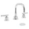 Symmons Dia Widespread TwoHandle Bathroom Faucet with Push Pop Drain Assembly 10 GPM