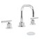 Symmons Dia Widespread TwoHandle Bathroom Faucet with Push Pop Drain Assembly 10 GPM