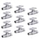 EFIELD 10 PCS Stop Valve Pexa 14 Turn Straight 38 OD Compression X 12 Expansion F1960 Chrome Plated BrassVALVE101