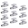 EFIELD 10 PCS Stop Valve Pexa 14 Turn Straight 38 OD Compression X 12 Expansion F1960 Chrome Plated BrassVALVE101
