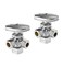 EFIELD Pack of 2 Dual Compression Outlet Angle Stop Valve MultiTurn 12 NOM 58 ODx38x 38 ChromeVALVE0602PCS