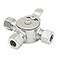 HYDRO MASTER Mechanical Water Mixing Valve 38 Compression Fittings on inlets and Outlet