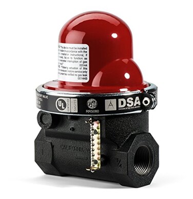 Pacific Seismic Products 300 Series Horizontal Earthquake Gas ShutOff Valve 34Inch