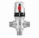 TreMax Thermostaic Mixing Valve with 12 NPT Thread Shower Mixing Valve with NPT Connector no need Adaptors Temperature Control Valve Fahrenheit Scale Mark Solid Brass Silver