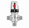 TreMax Thermostaic Mixing Valve with 12 NPT Thread Shower Mixing Valve with NPT Connector no need Adaptors Temperature Control Valve Fahrenheit Scale Mark Solid Brass Silver