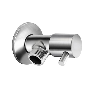 Poeland Modern Quarter Turn Angle Stop Valve 304 Stainless Steel Faucet Triangle Valve 12 G thread
