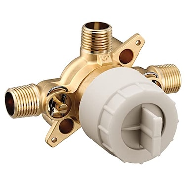 Moen MCORE U130CIS 3 Port Shower RoughIn Brass Mixing Valve with CCIPC Connections and Stops