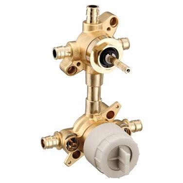 Moen U362CXS MCORE Mixing Valve with 3 or 6 Function Integrated Transfer Valve with Cold Expansion PEX Connections and Stops