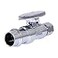 Midline Valve 93323QSNLQ 14 Turn Press Straight Stop Valve 12 Press x 38 OD Chrome Plated Brass