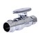 Midline Valve 93323QSNLQ 14 Turn Press Straight Stop Valve 12 Press x 38 OD Chrome Plated Brass