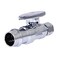 Midline Valve 93323QSNLQ 14 Turn Press Straight Stop Valve 12 Press x 38 OD Chrome Plated Brass