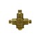 Sloan Optima Accessory MIX135A Thermostatic Water Mixing Valve 40 gpm Under Lavatory Application Solid Brass Valve Body Water Temp Adjustment Stem Max Operating Pressure 125 psig 0326045PK
