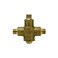 Sloan Optima Accessory MIX135A Thermostatic Water Mixing Valve 40 gpm Under Lavatory Application Solid Brass Valve Body Water Temp Adjustment Stem Max Operating Pressure 125 psig 0326045PK