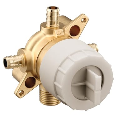 Moen U140X MCORE 4 Port Tub and Shower Mixing Valve with Crimp Ring PEX Connections
