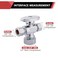 EFIELD 14 Turn Dual Compression Outlet Angle Stop Valve12 NOM 58 OD x 38 inch x 38 inch ChromeVALVE123