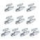 VINTEX Straight Stop Valve 10 Pack 12 Pex x 38 OD Compression Shut Off Valve with 10 Pieces Stainless Steel Clamps Rings Pex CVPC