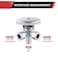 EFIELD Pack of 2 Dual Outlet Angle Stop Valve 12 Pexb Crimp Connection Inlet x 38 inch x 38 inch Compression OutletVALVE0632PCS