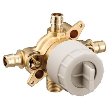 Moen U140CXS MCORE 4 Port Tub and Shower Mixing Valve with Cold Expansion PEX Connections and Stops