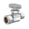 Eastman MultiTurn Straight Stop Valve 38 Inch OD Compression x 58 Inch OD Compression Chrome Plated 04347LF