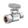 Eastman MultiTurn Straight Stop Valve 38 Inch OD Compression x 58 Inch OD Compression Chrome Plated 04347LF